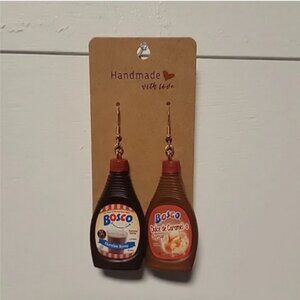 Handmade "Bosco Syrup" Earrings